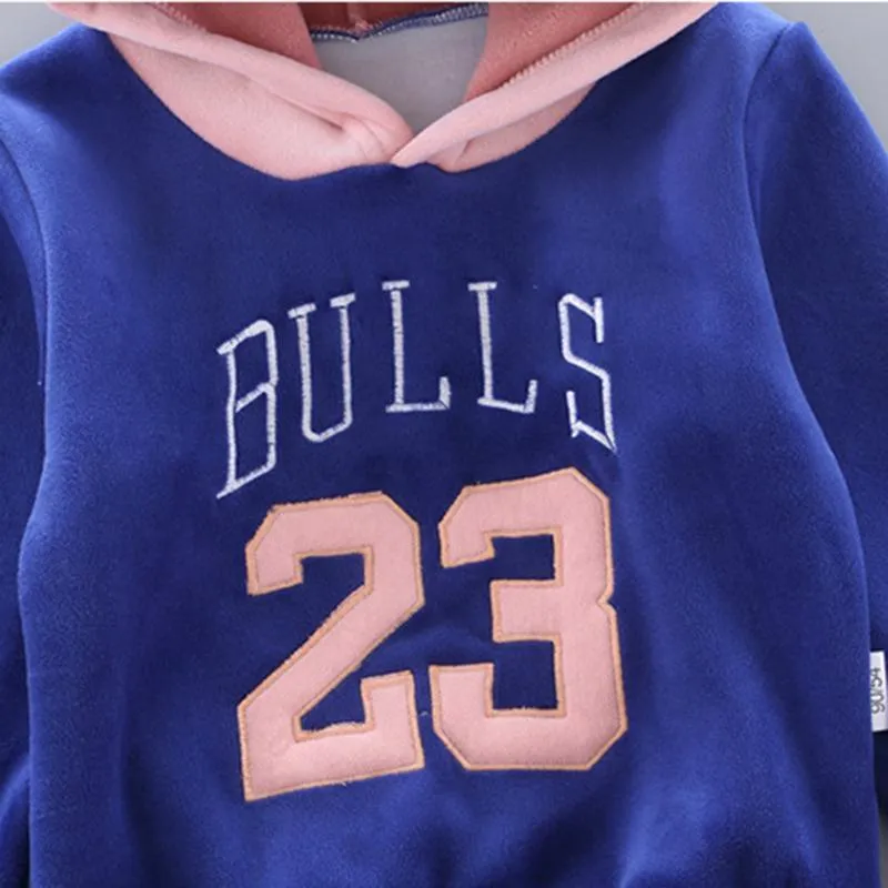 2-piece Fleece-lined Hoodie & Pants for Toddler Girl