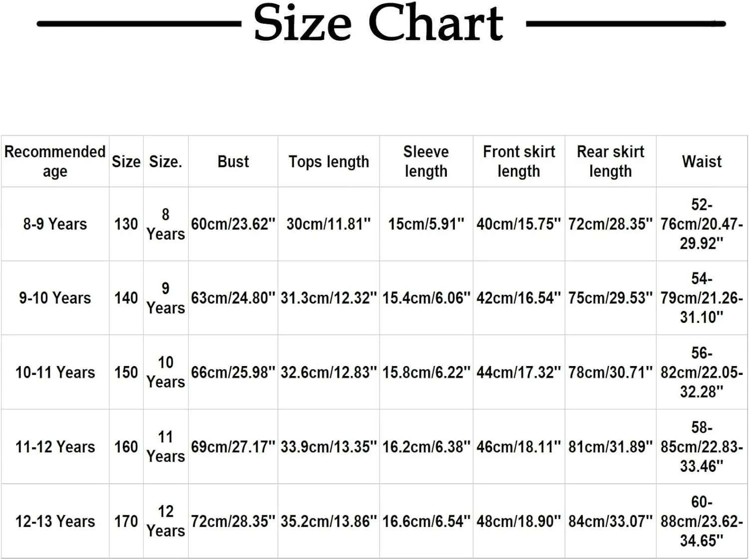 8-13T Girls Crop Tube Top and Floral Skirts 2PC Set Fashion Puff Sleeves Pleated Tank Tops & Midi Swing Skirts