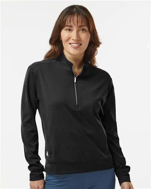 Adidas Women's Ultimate365 Textured Quarter-Zip Pullover A1002