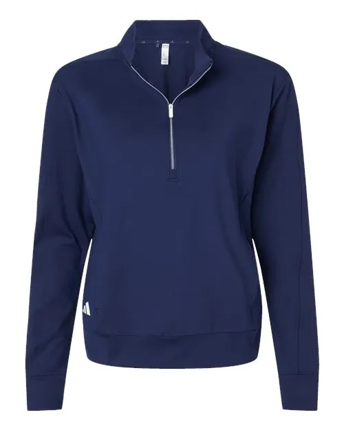 Adidas Women's Ultimate365 Textured Quarter-Zip Pullover A1002