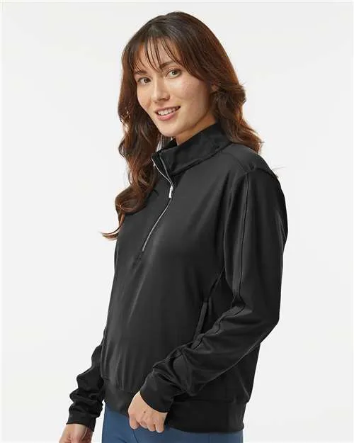 Adidas Women's Ultimate365 Textured Quarter-Zip Pullover A1002
