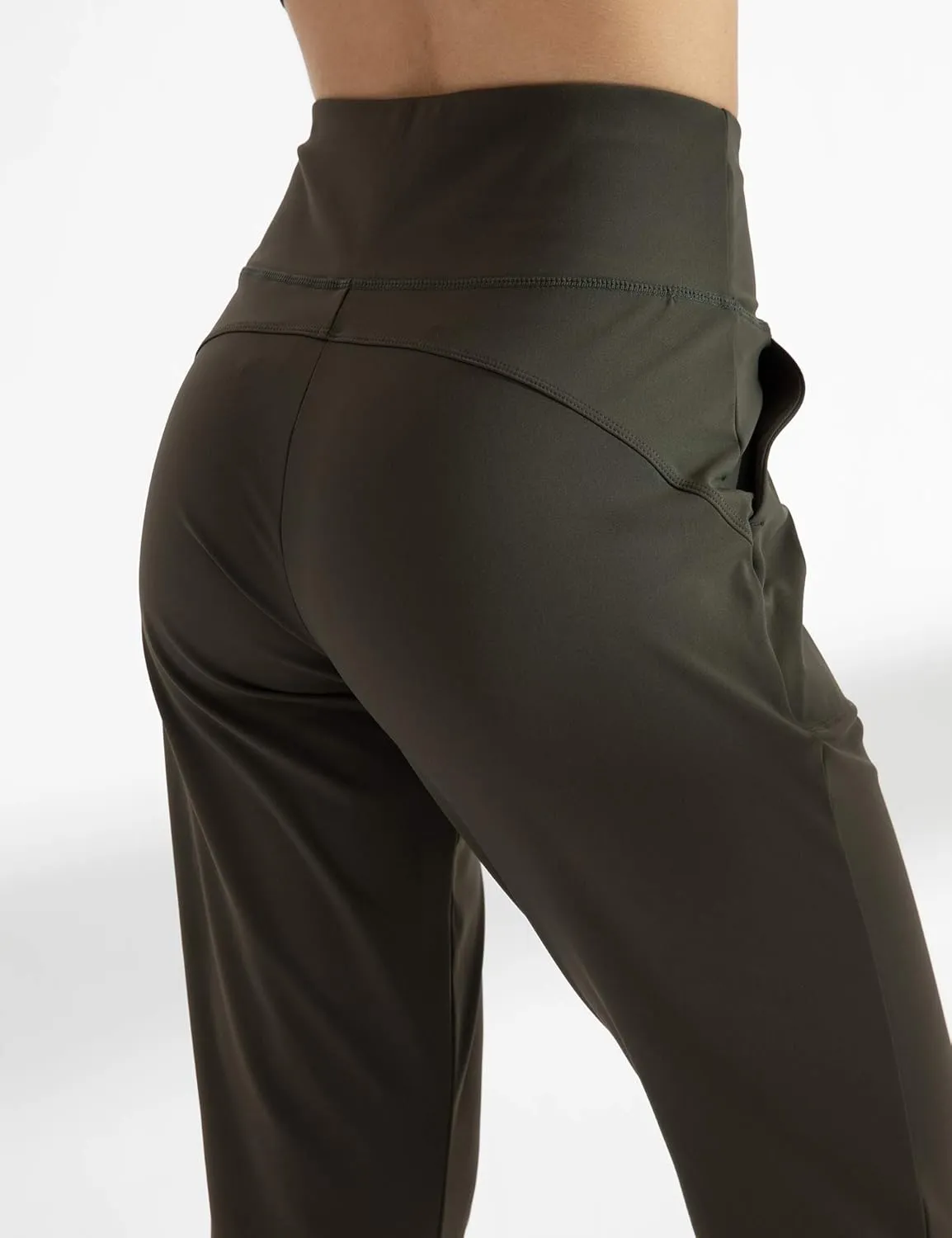 AJISAI Women's High Waisted Joggers with Pockets Yoga Pants for Running Lounge