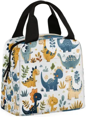 Animal Dinosaur Lunch Bag Dinosaur Baby Tote Lunch Bag Reusable Lunch Box Leakproof Cooler Bag