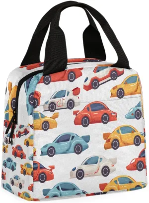Antique Car Lunch Bag Classic Car Tote Lunch Bag Reusable Lunch Box Leakproof Cooler Bag