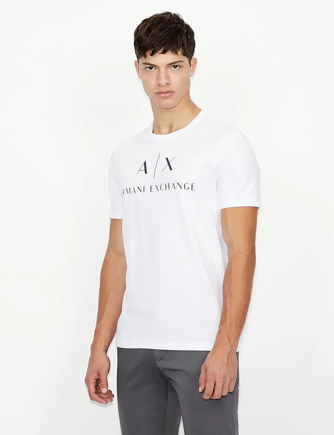 Armani Exchange Men's Crew Neck Logo Tee T Shirt