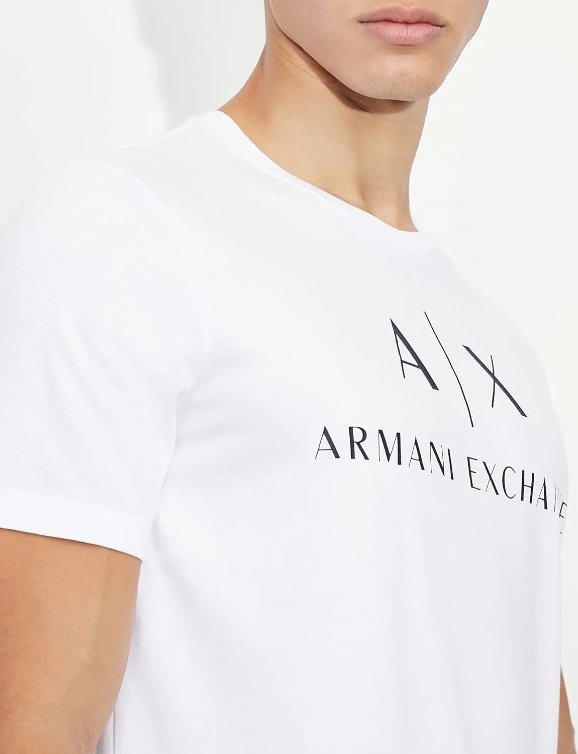 Armani Exchange Men's Crew Neck Logo Tee T Shirt