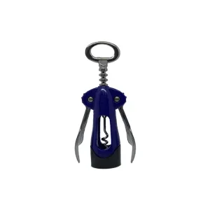 Bar Butler Wing Corkscrew Plastic Blue with Black Base 73157