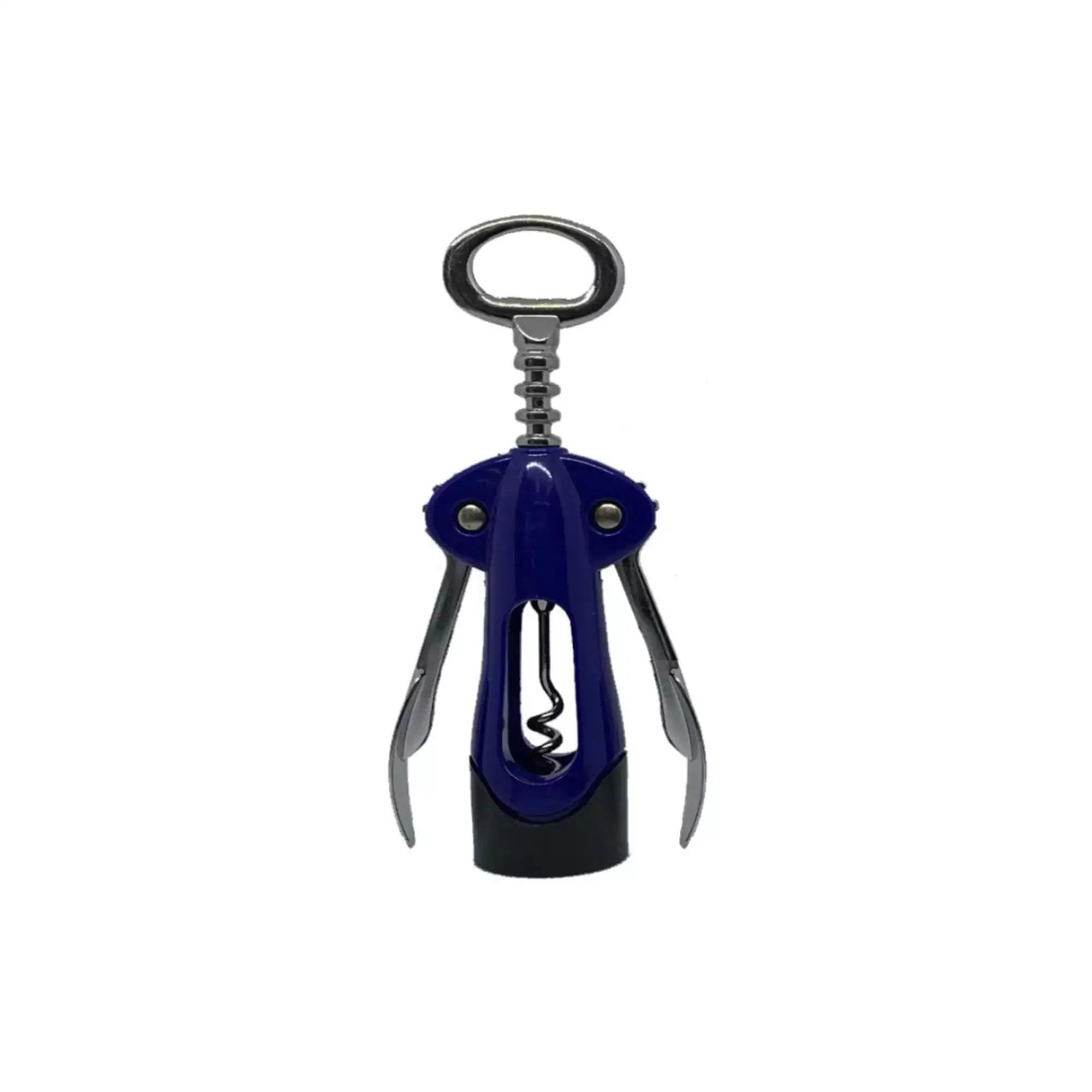 Bar Butler Wing Corkscrew Plastic Blue with Black Base 73157