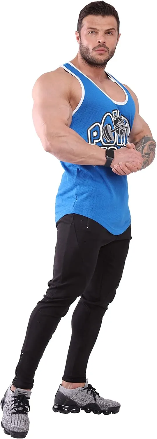 BIG SAM SPORTSWEAR COMPANY Men's Gym Tank Top Bodybuilding, Fitness Workout Y-Back Sleeveless Muscle Cotton T-Shirt