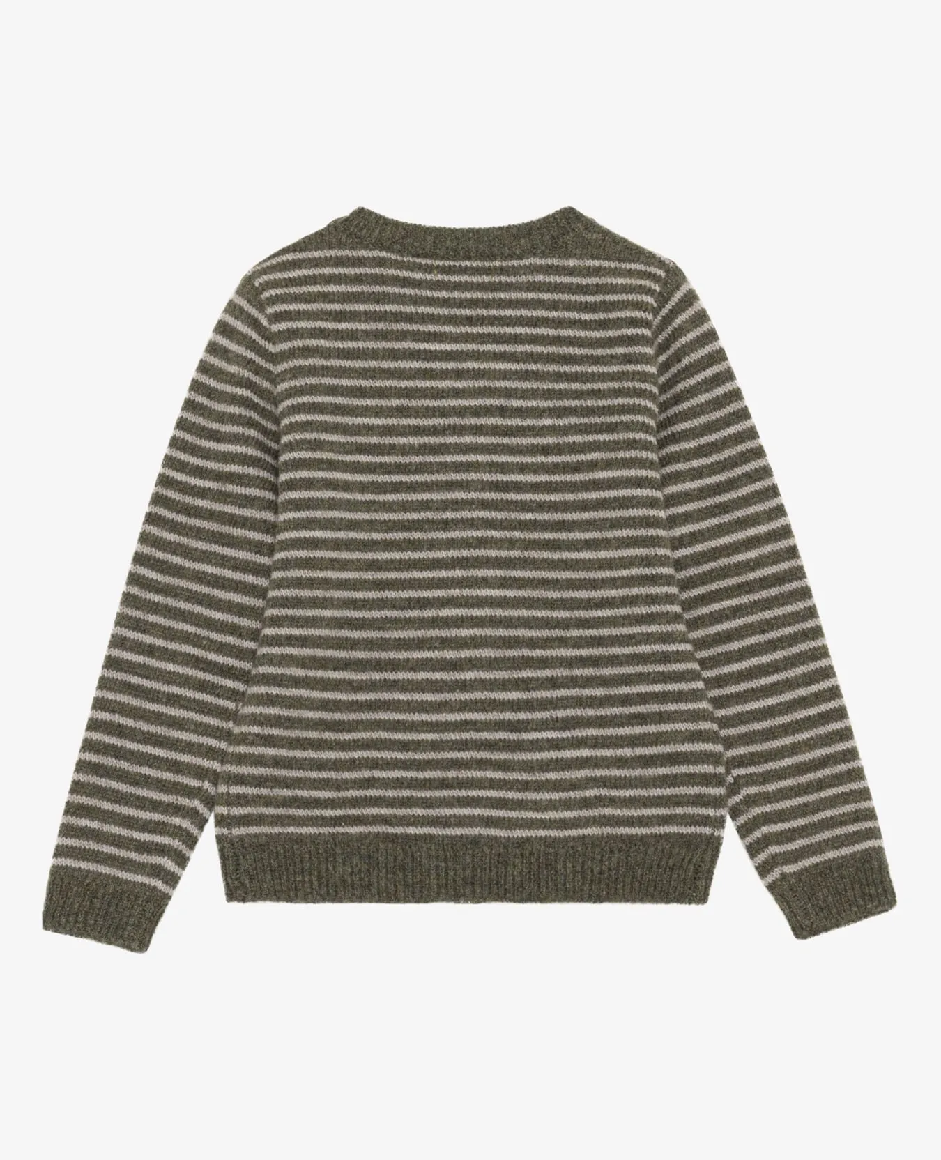 BOBBIENNM STRIPED WOOL MIX CARDIGAN