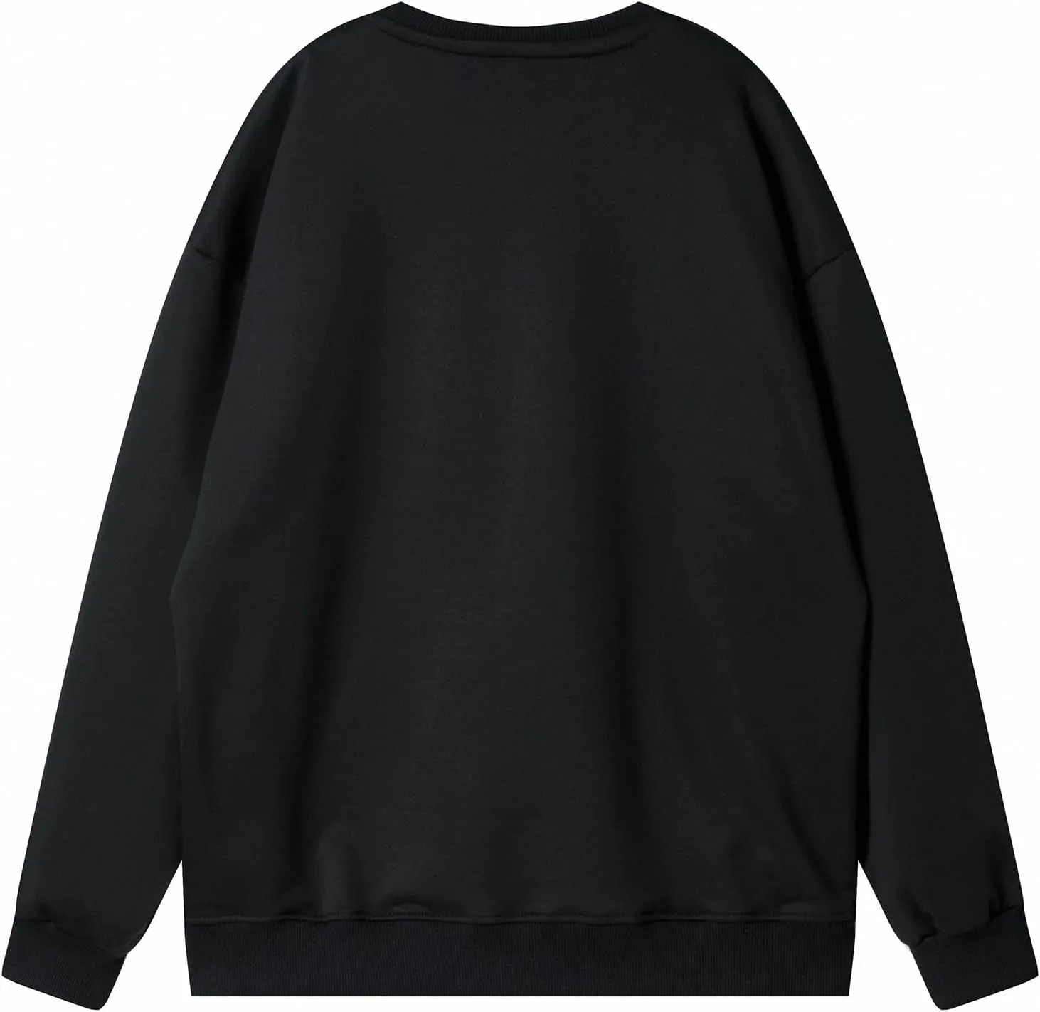 Bobeutou Cute Panda Print Crewneck Sweatshirt Women Pullove Long Sleeve Oversized Hoodie for Teen Girls Loose Y2k Kawaii Tops
