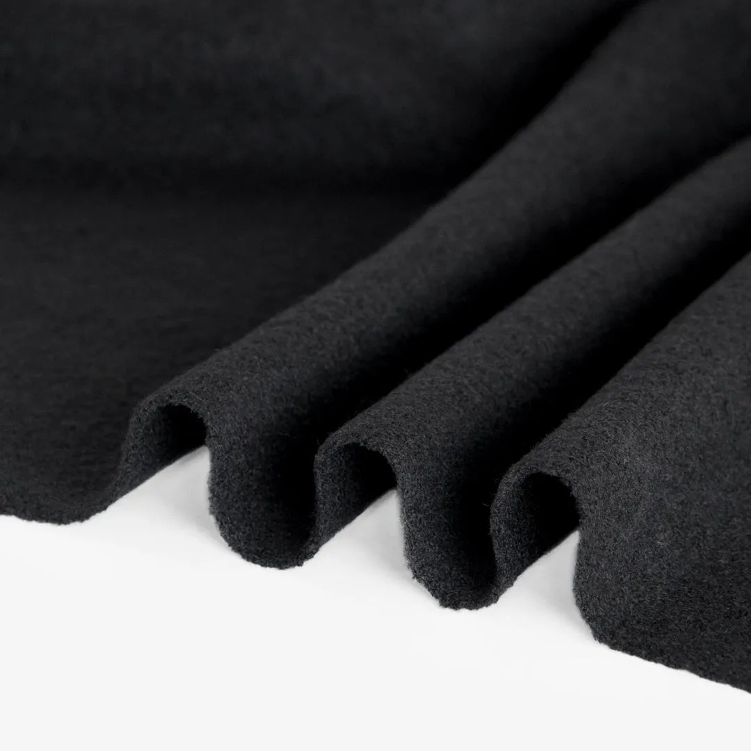 Boiled Merino Wool - Black