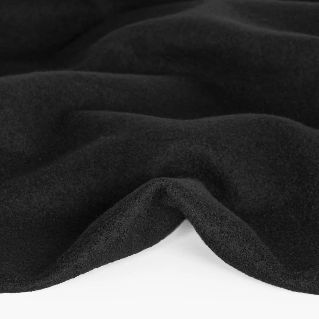 Boiled Merino Wool - Black