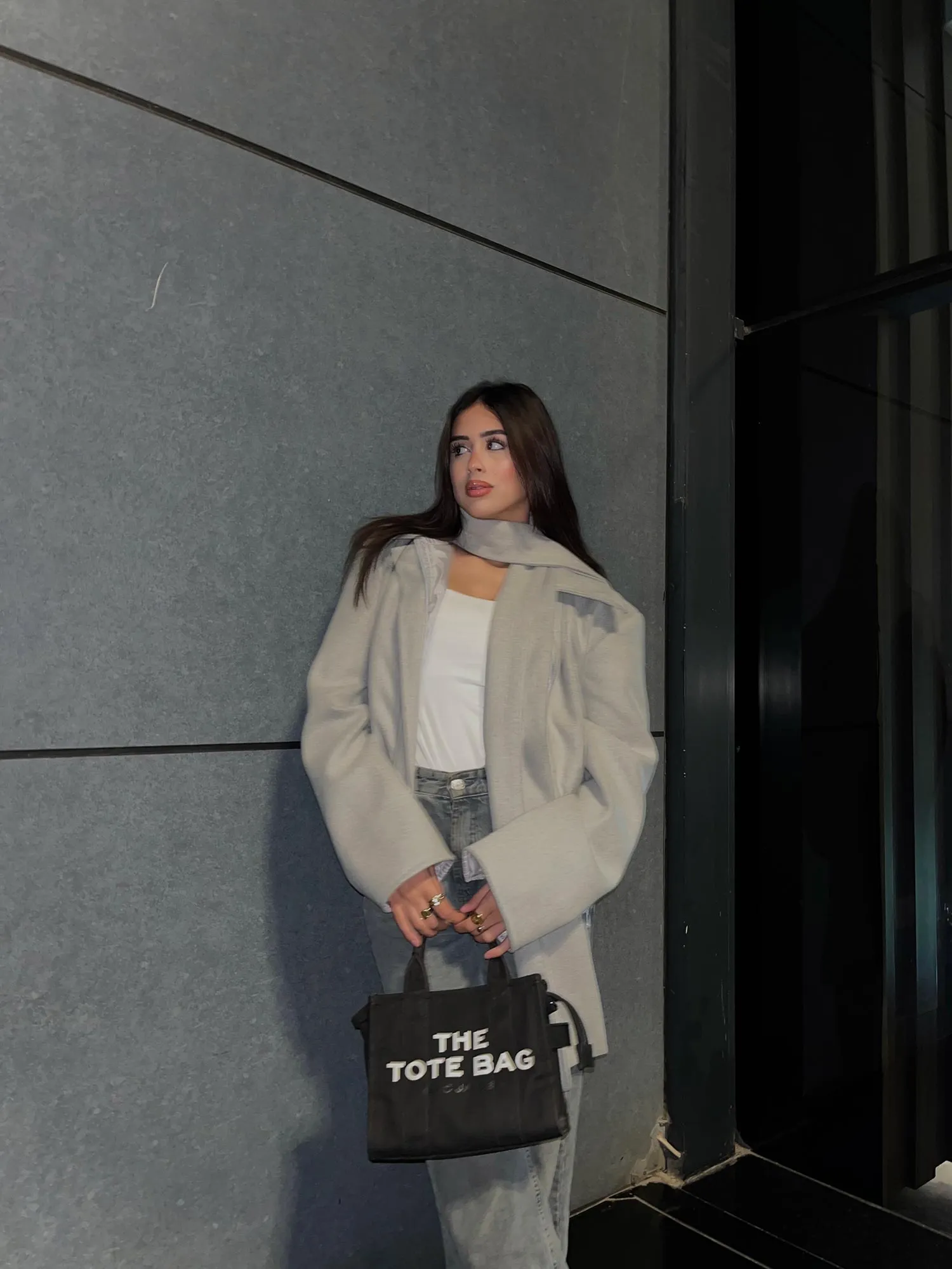 Bomber Wool Jacket with Scarf - Leocansa
