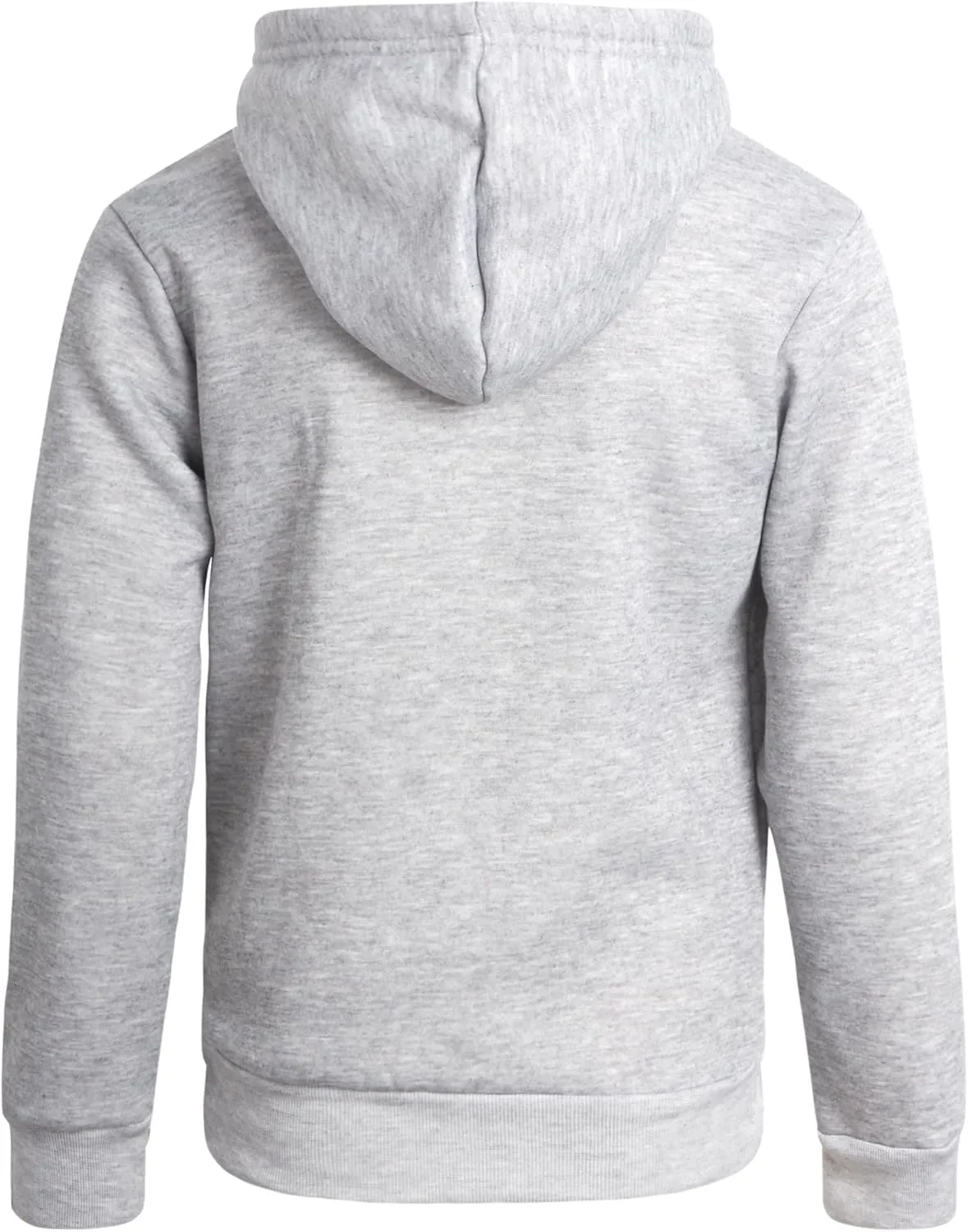 Boys' Fleece Jogger Set - 2 Piece Basic Solid Pullover Hoodie and Cargo Pocket Sweatpants (Size: 8-18)