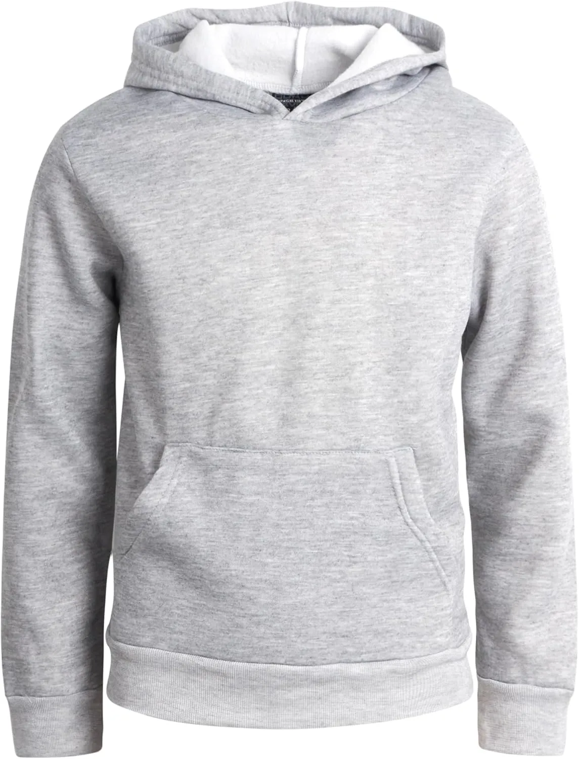 Boys' Fleece Jogger Set - 2 Piece Basic Solid Pullover Hoodie and Cargo Pocket Sweatpants (Size: 8-18)