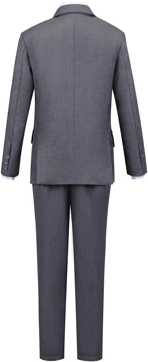Boys Formal Suit Set 4 Pieces Kids Tuxedo Ring Bearer Outfit