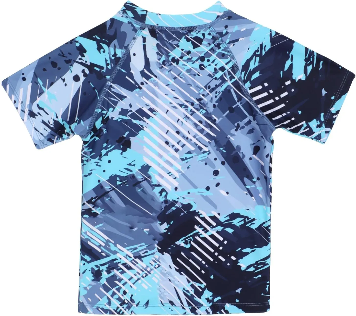 Boys Rash Guard Short Sleeve Toddler Kids Swim Shirt, Youth UPF 50  Surfing/Sun Suit