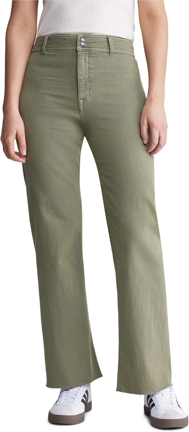 Buffalo David Bitton Women's Addie High Rise Wide Leg Jeans