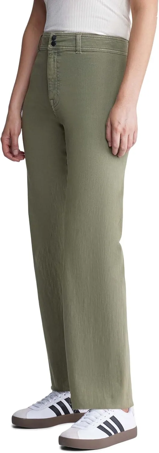 Buffalo David Bitton Women's Addie High Rise Wide Leg Jeans