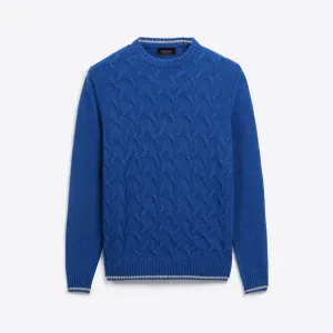 Cable Knit Crew Neck Sweater