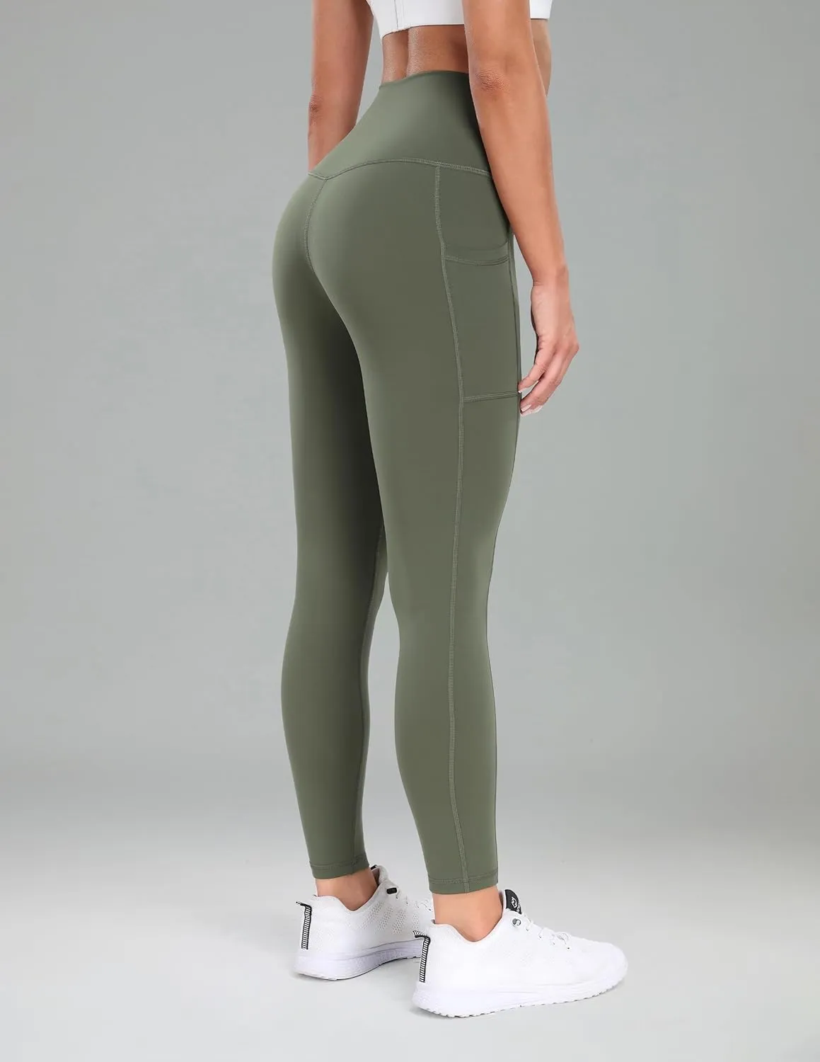 Colorfulkoala Women's High Waisted Yoga Pants 7/8 Length Leggings with Pockets