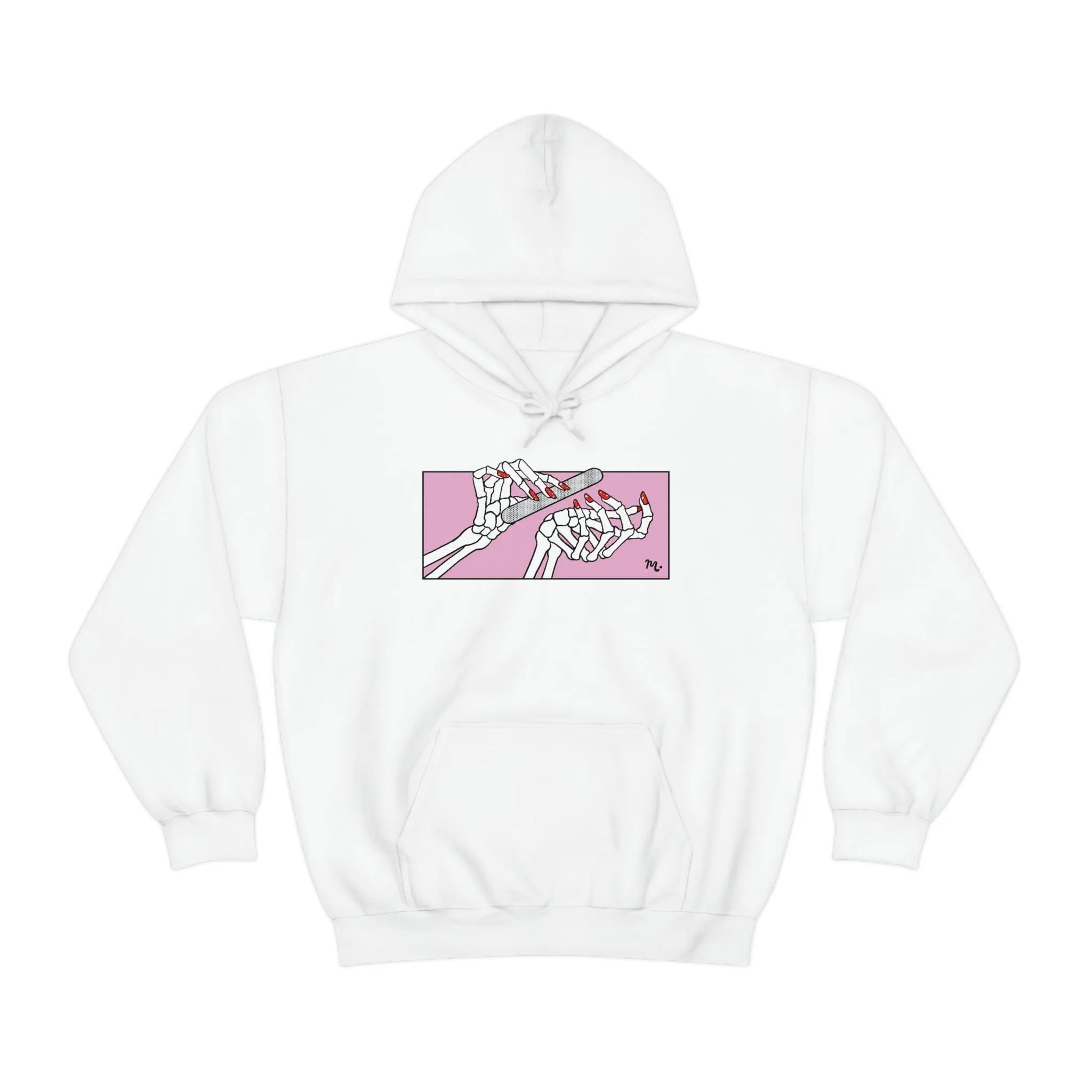 Dead But Nailed It - Heavy Blend Hoodie Sweatshirt