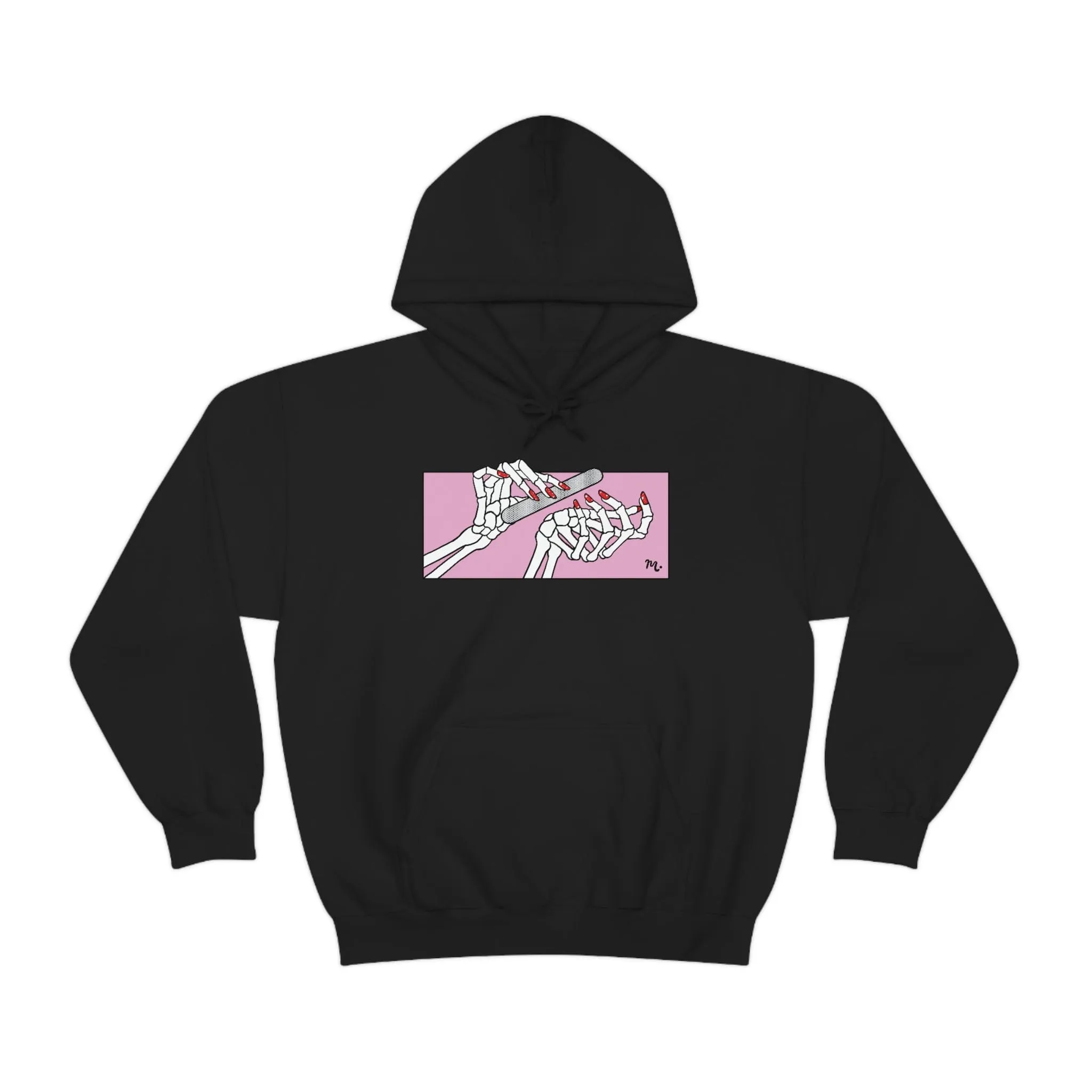 Dead But Nailed It - Heavy Blend Hoodie Sweatshirt