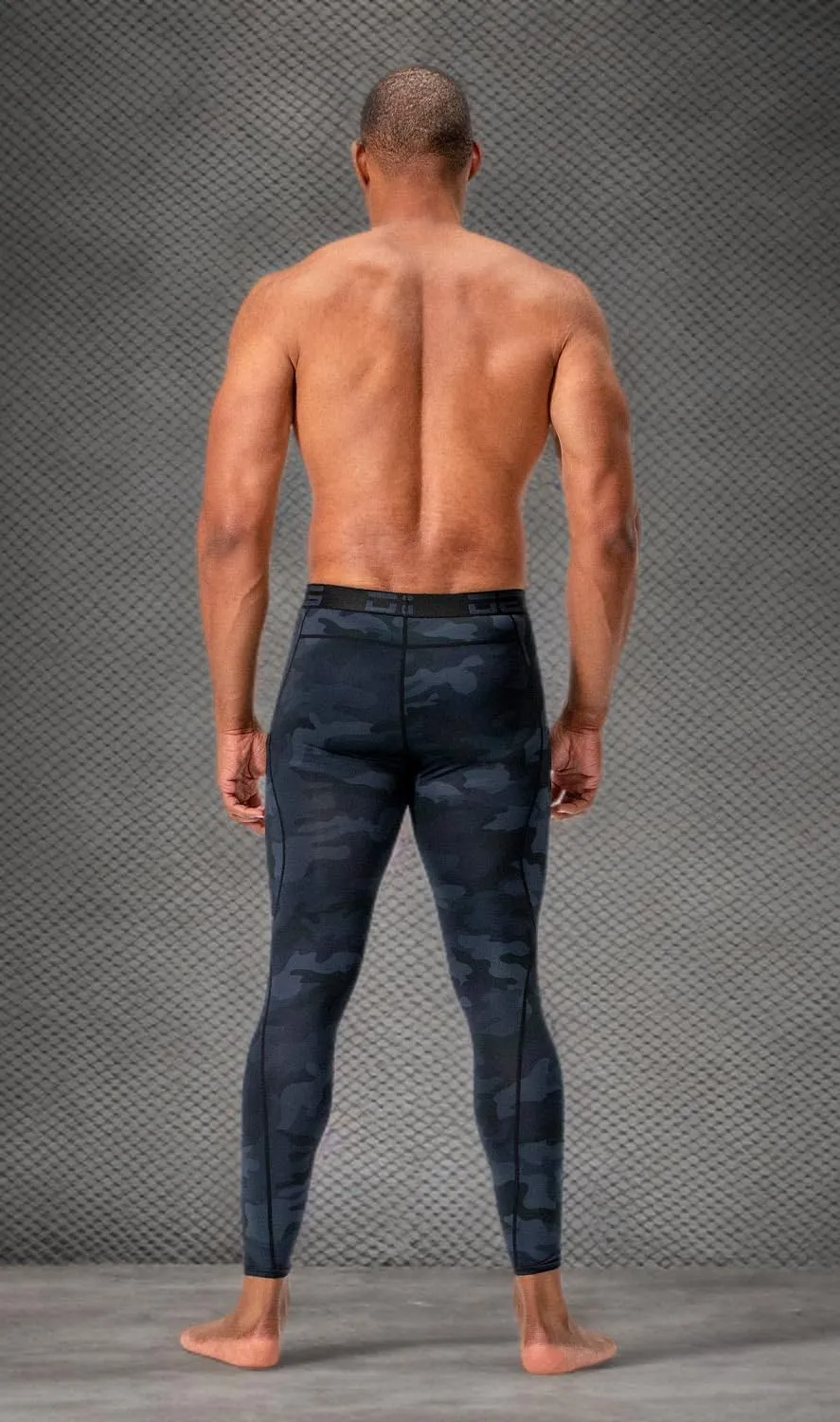 DEVOPS 2 or 3 Pack Men's Compression Pants Athletic Leggings with Pocket/Non-Pocket