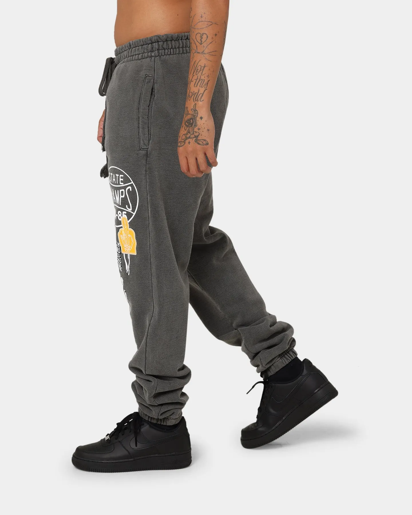 Diet Starts Monday State Champs Sweat Pants Black
