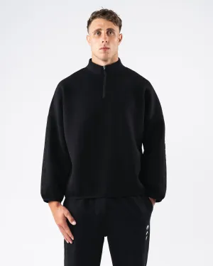 ELMTS Quarter Zip - Black