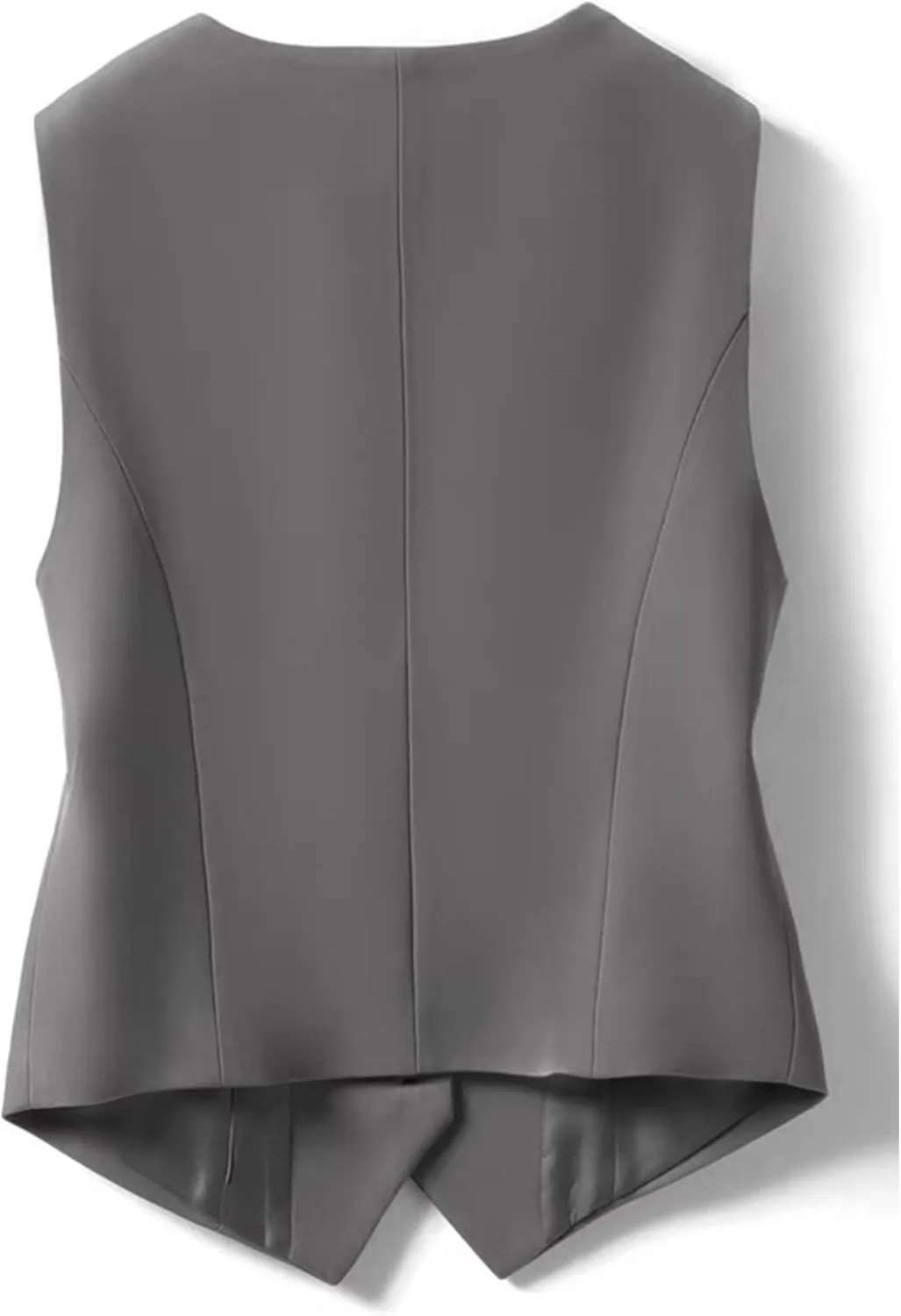 FindThy Women's Waistcoat Vest V Neck Button Down Fashion Dressy Blazer Jacket