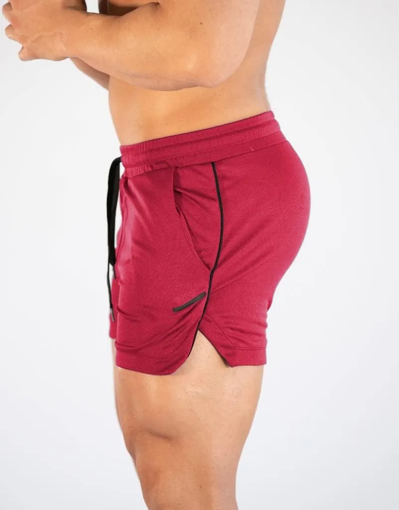 FLYFIREFLY Men's Gym Workout Shorts Running Lightweight Athletic Short Pants Bodybuilding Training