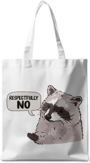 Funny Raccoon Tote Bag Cute Frogs Western Stuff Raccoon Frog Gifts for Women Friend Reusable Grocery Bags for Camping