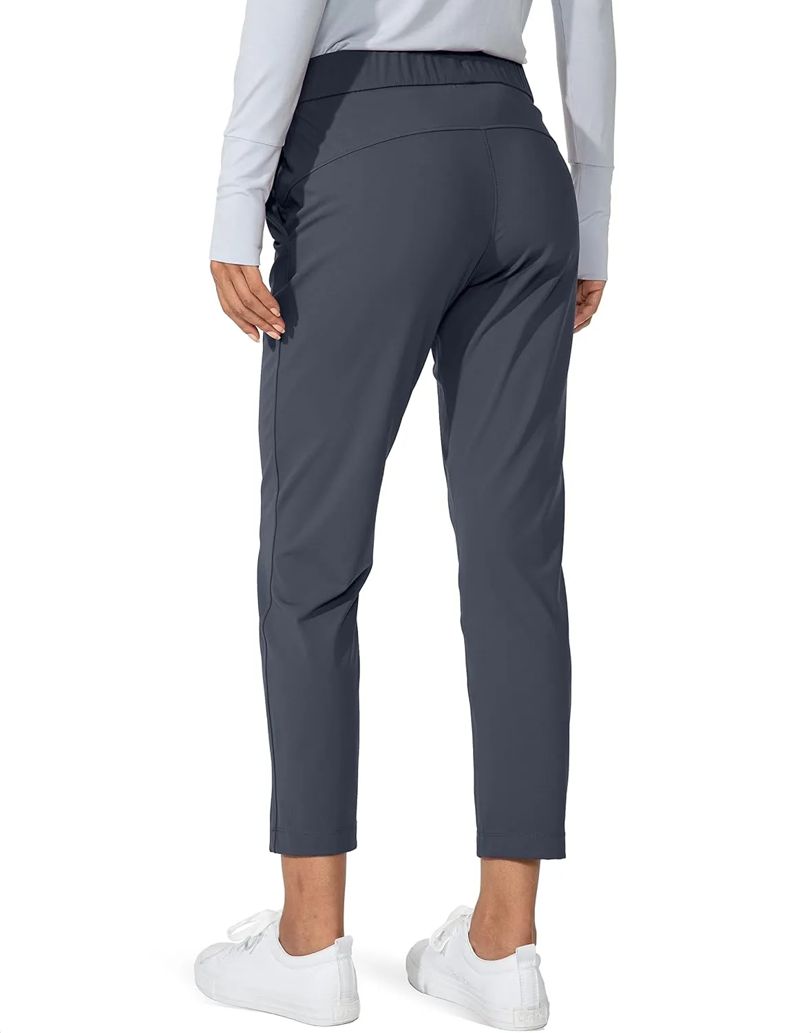G Gradual Women's Pants with Deep Pockets 7/8 Stretch Ankle Sweatpants for Golf, Athletic, Lounge, Travel, Work