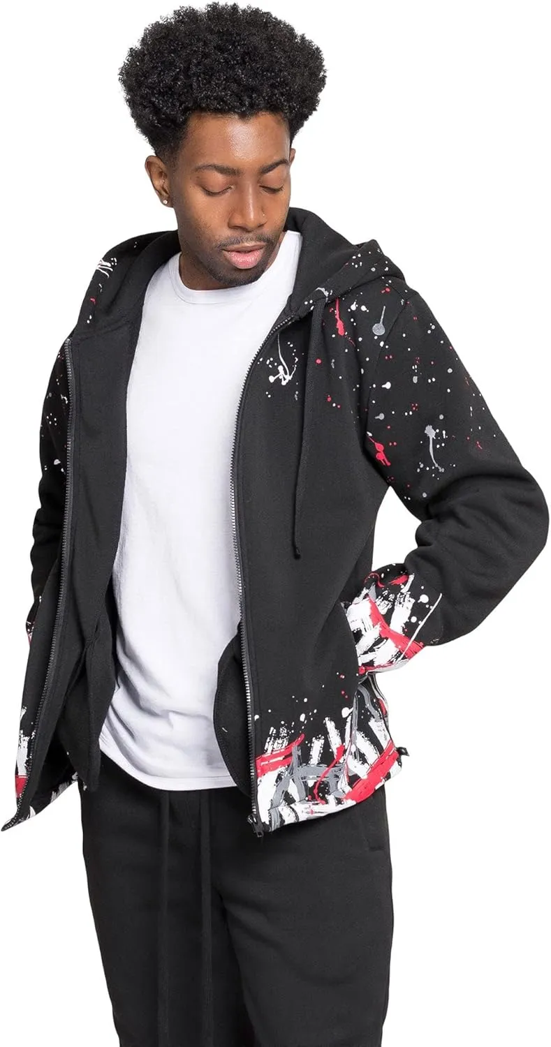 G-Style USA Men's Fleece Tracksuit Set - Zipper Jacket and Sweatpants