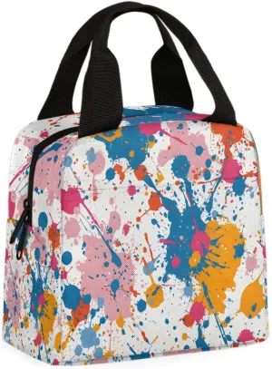 Graffiti Paintings Lunch Bag Graffiti Tote Lunch Bag Reusable Lunch Box Leakproof Cooler Bag