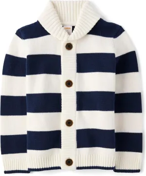 Gymboree Boys' and Toddler Long Sleeve Button Front Cardigan