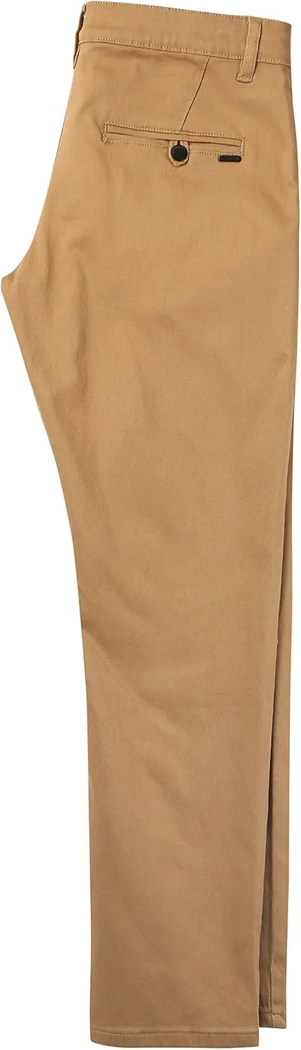 Hat and Beyond Mens Slim Fit Chino Style Denim Pants Stretch Jean