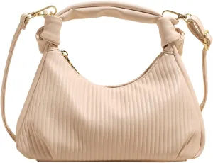 Hobo Purses for Women Trendy Pleated Clutch Purse Top Handle Shoulder Bag Crossbody Handbags