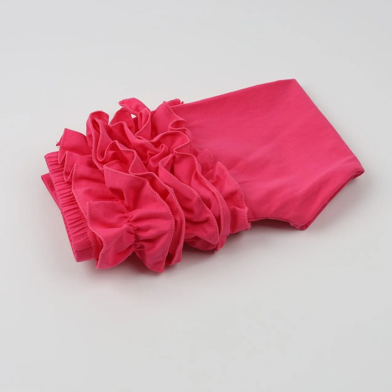 HOOLCHEAN Baby Toddler and Little Girls Ruffles Buttocks Leggings Solid Color Pants