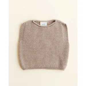 Hvid Harvey Baby Vest - Sand