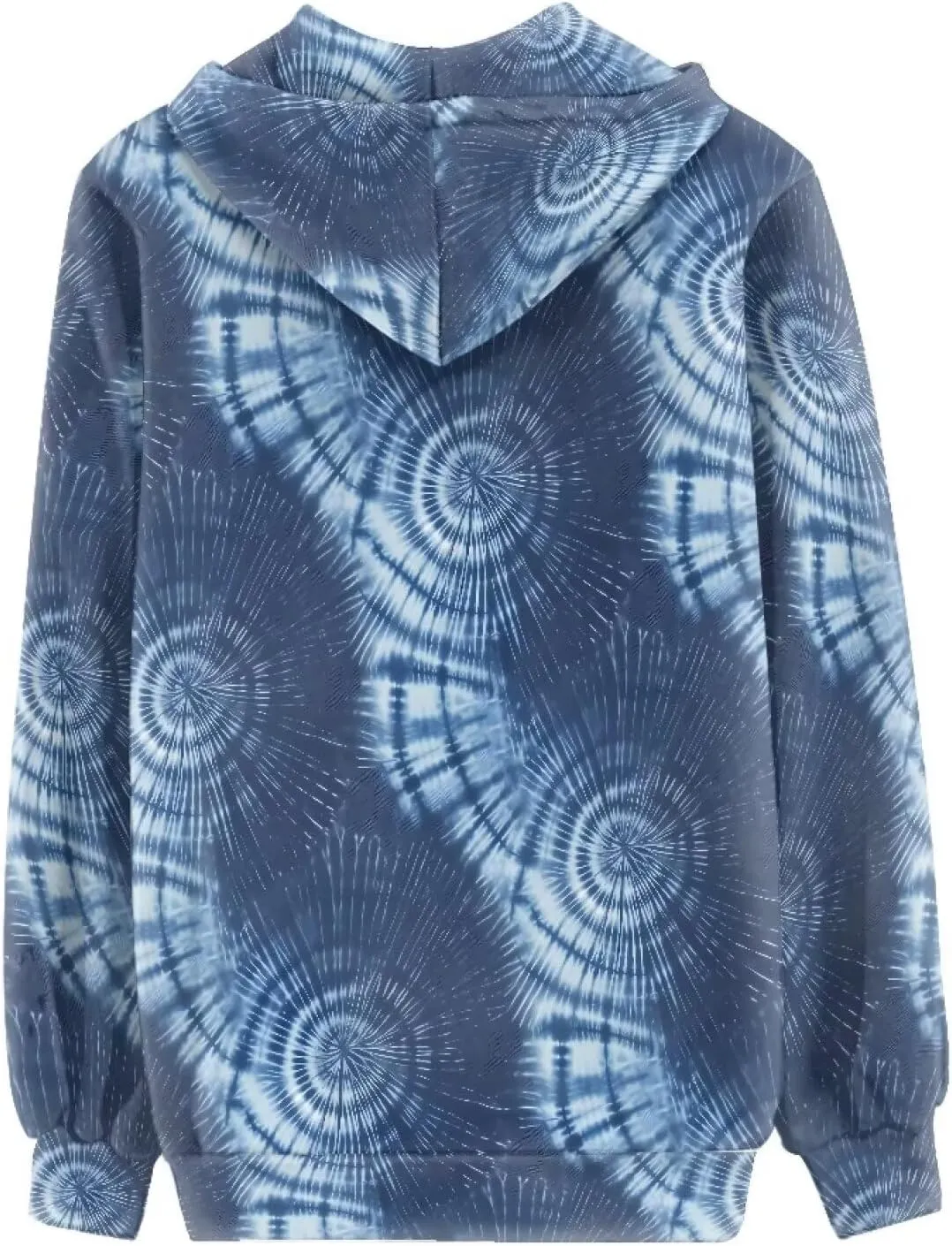 Irisjudy Women's Loose-Fit Hoodies Plus Size, Dog Paws Zipper Sweatshirt for Gym Fitness Indian Tribal Long-Sleeve Tops