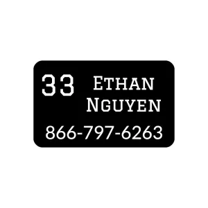 Jersey Contact Clothing Labels