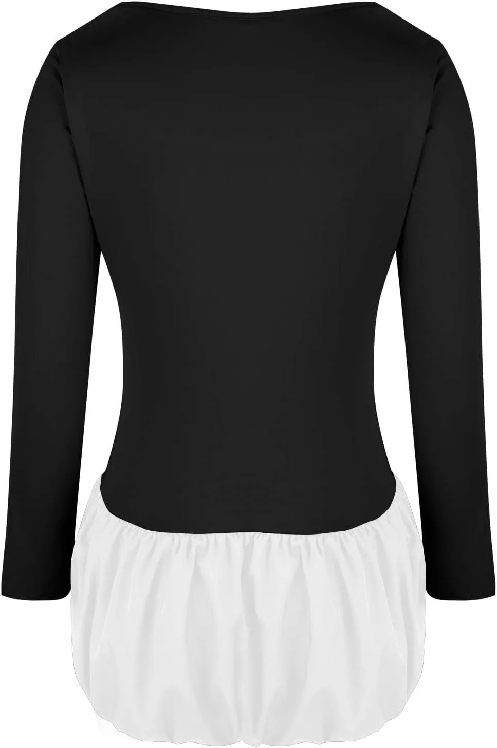 JOAU Women's Bodycon Mini Dress Square Neck Long Sleeve Bubble Dresses Y2K Cute Babydoll Pleated Ruffle Going Out Dress