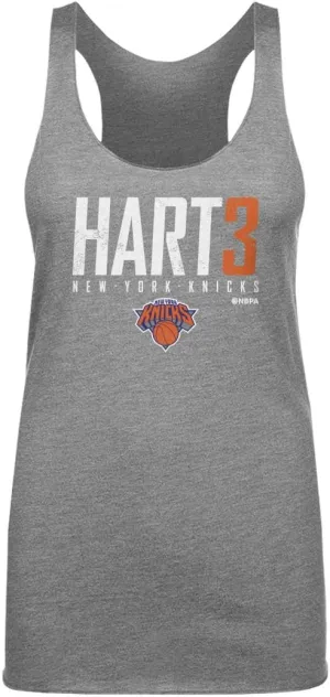 Josh Hart New York Knicks Women's Tank Top - Josh Hart New York Knicks Elite WHT