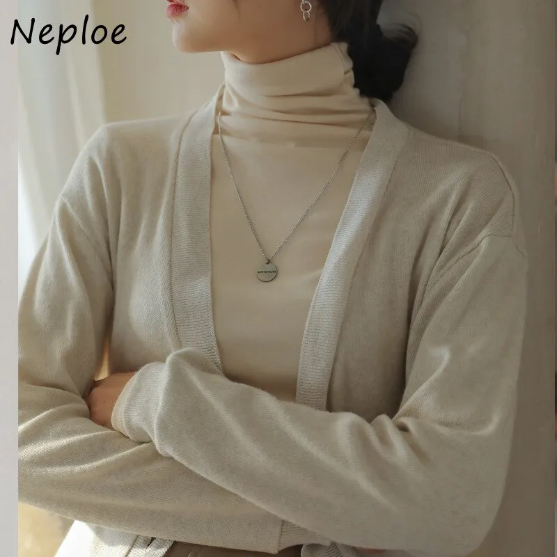 Joskaa Christmas Gift Pile Half High Collar Women's Sweater Autumn Slim Knit Sweater for Women Bottoming Top Long Sleeve Knitted Pullovers 2024