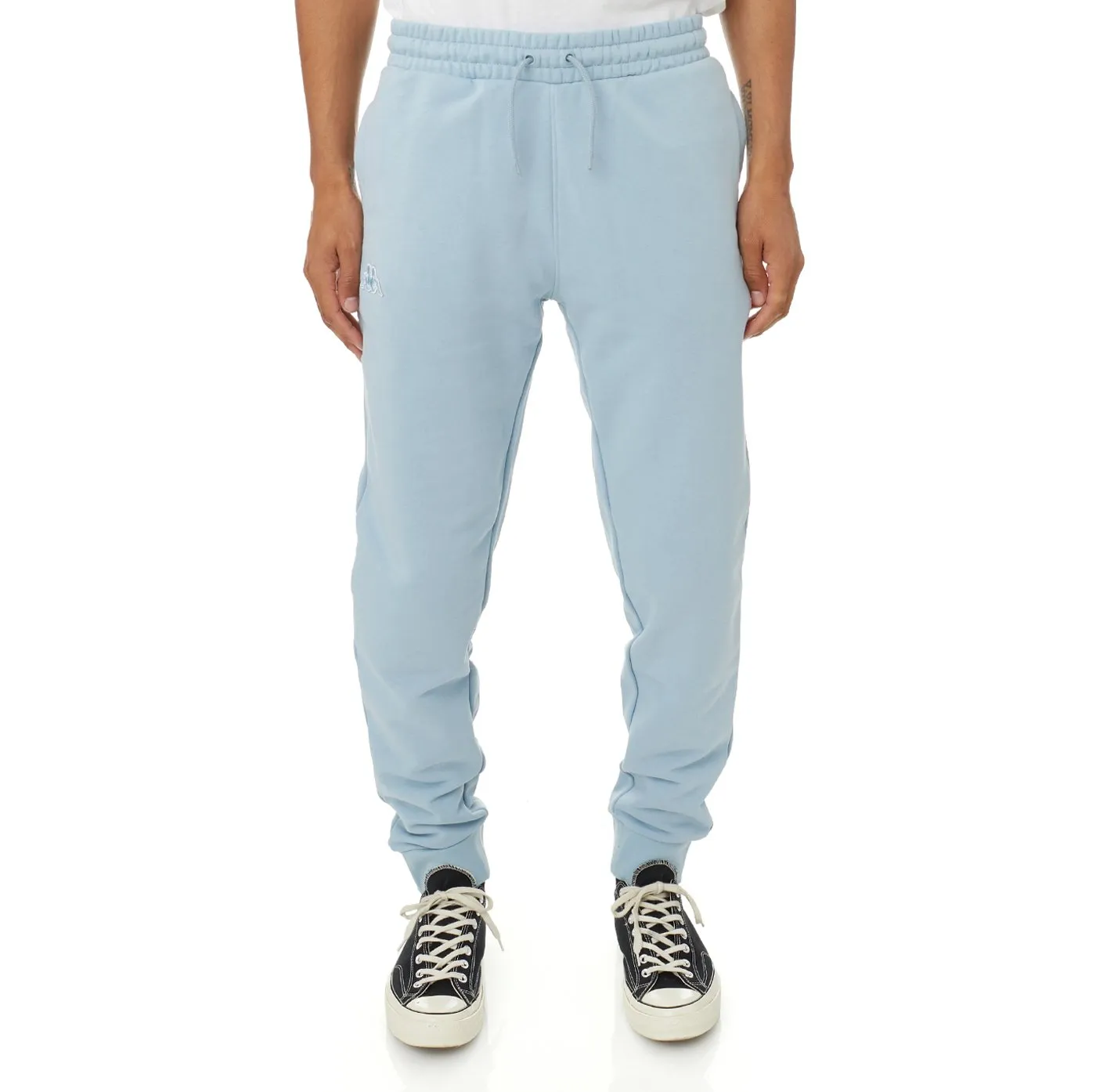 KAPPA LOGO FLEECE ZANOK SWEATPANTS- BLUE LT