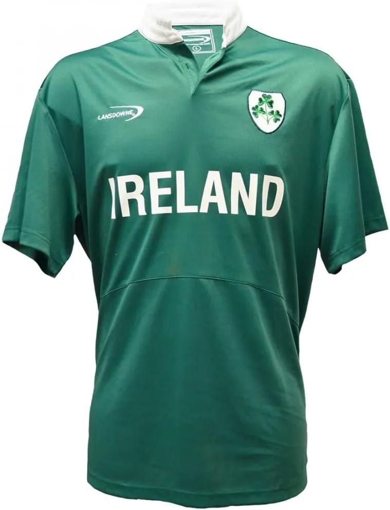 Lansdowne Green Ireland Shamrock Performance Rugby Shirt (X Large)