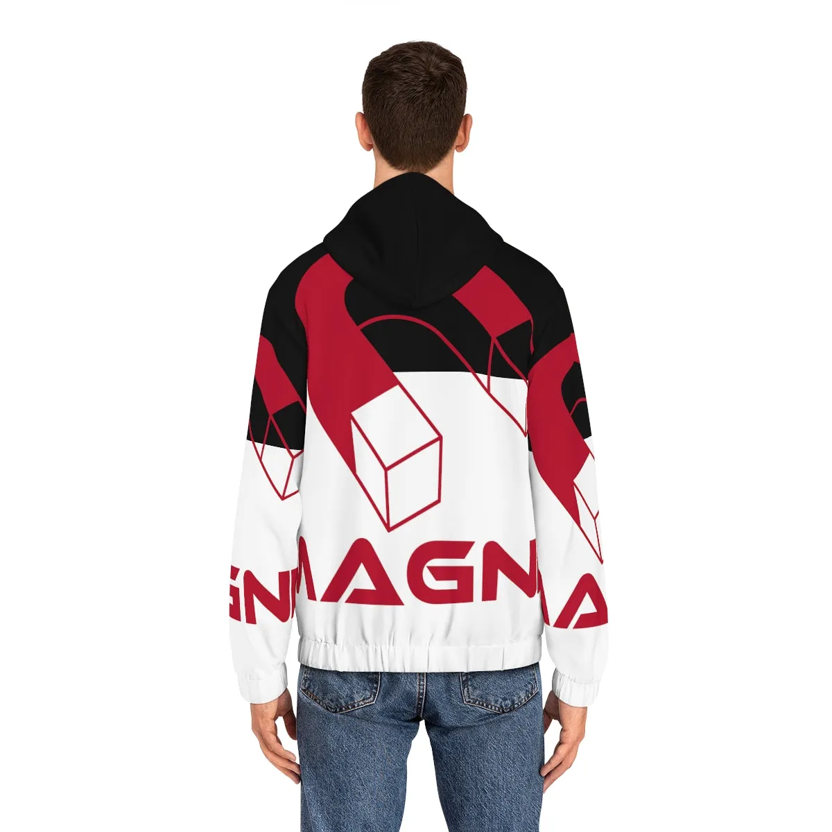 Magnet Split Men's Full-Zip Hoodie (AOP)